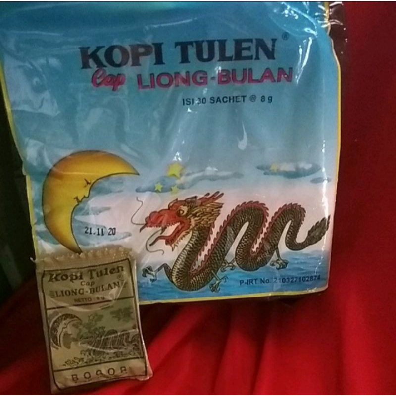 

kopi tulen liong bulan ( kopi tanpa gula )