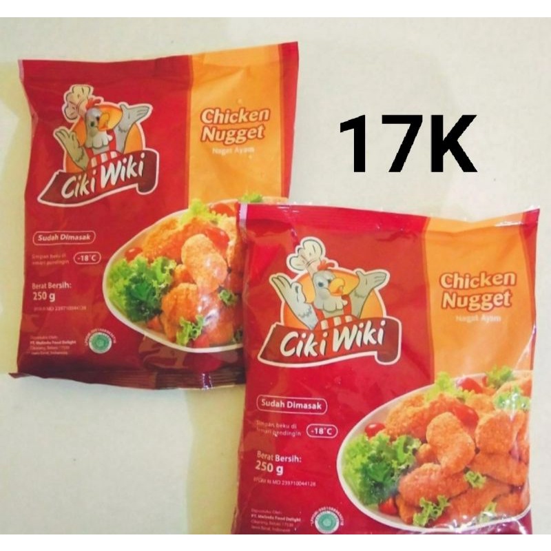 

nugget ayam Cikiwiki original 250g