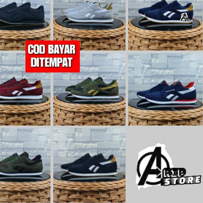 Berkualitas Sepatu Casual Reebok Classic Import Vietnam sneakers Pria