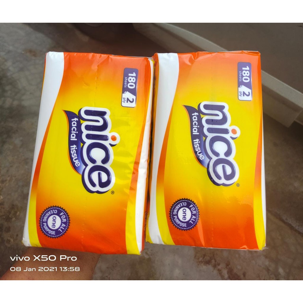 TISSUE NICE 180 SHETS MURAH