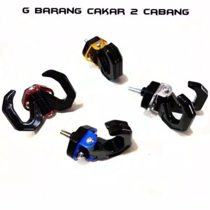 gantungan barang 2cabang gantungan barang 2in1 full cnc gantungan nmax vario beat lexy aerox scoopy mio soul dll  universal