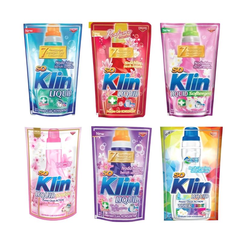 So Klin Liquid 1600 ML / Soklin Cair Liquid Jumbo 1.6 L Murah