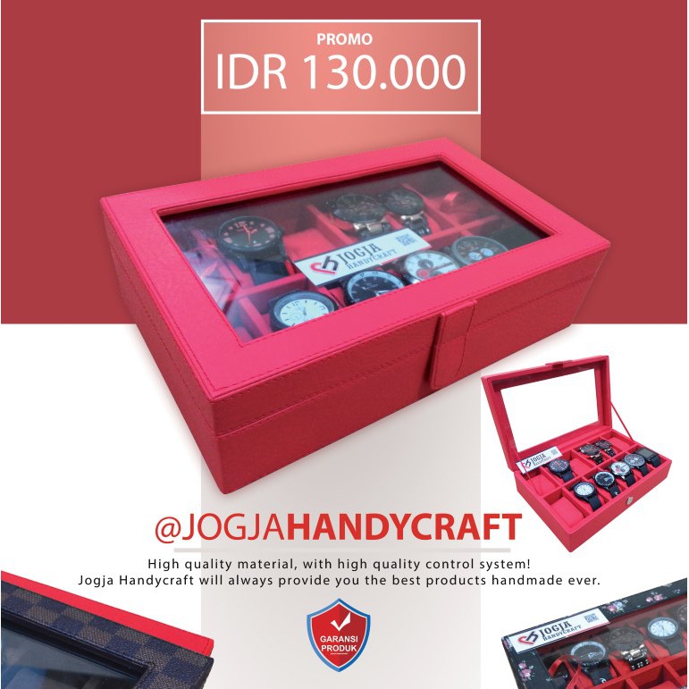 Kotak Tempat Jam Tangan Isi 12