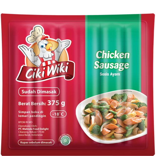 

CIKIWIKI SOSIS AYAM 375 GRAM