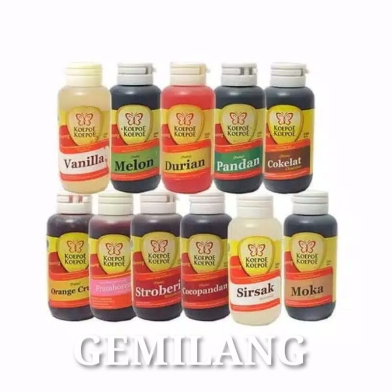 

PASTA KOEPOE KOEPOE PERASA MAKANAN ANEKA RASA/FLOURING 60ml