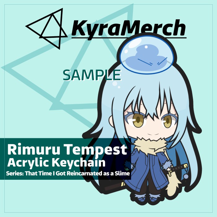 Keychain Tensei Slime Rimuru
 | KyraMerch Anime Fanmerch Dealer
