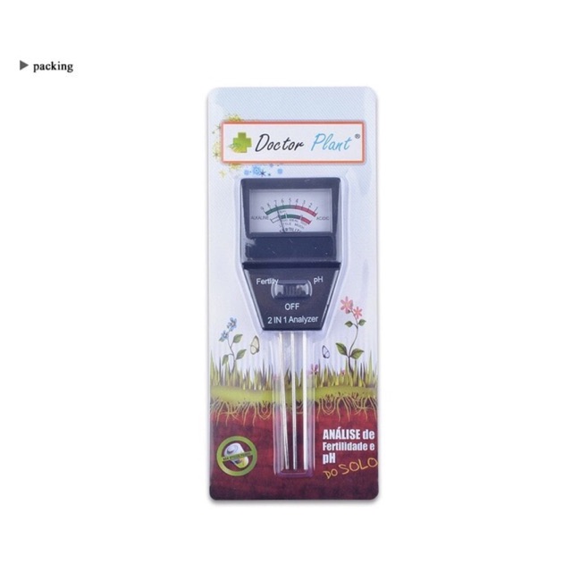 PH Meter Tanah 2 in 1 NPK Kesuburan Fertility Test Tester