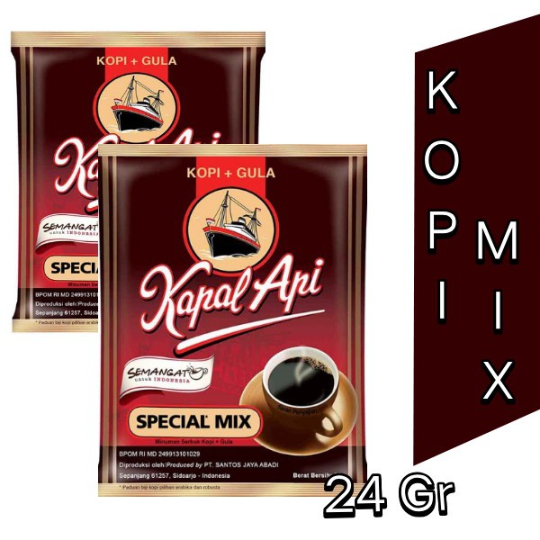 

Kopi Kapal Api Mix sachet 24 gr