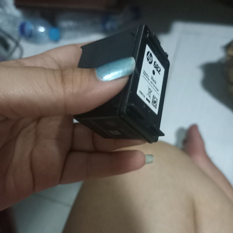 catridge hp 682 black bekas