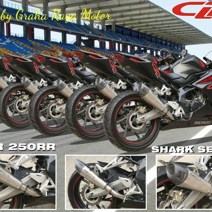 Ready - Knalpot Cbr250Rr Cld Shark Series