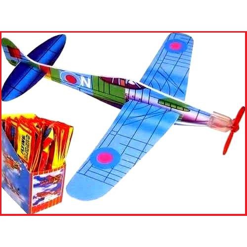 mainan pesawat gabus kapal terbang sterefoam murah unik jadul toys
