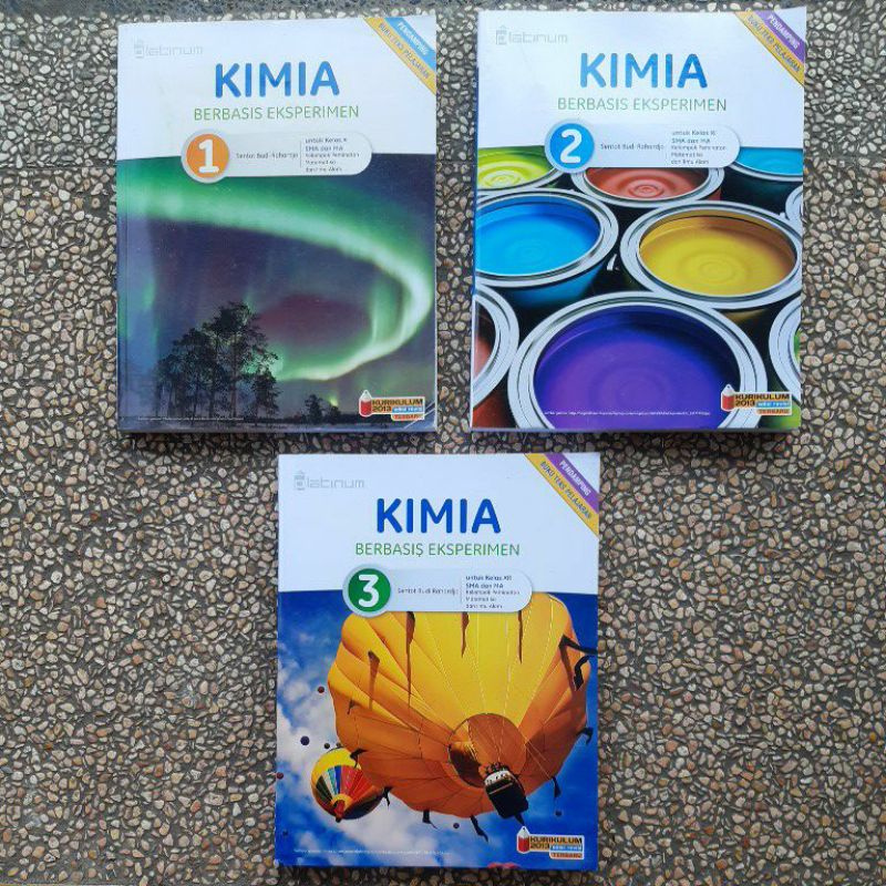 buku Kimia Berbasis Eksperimen Sma Kelas 10.11.12 revisi kurikulum 13.Platinum