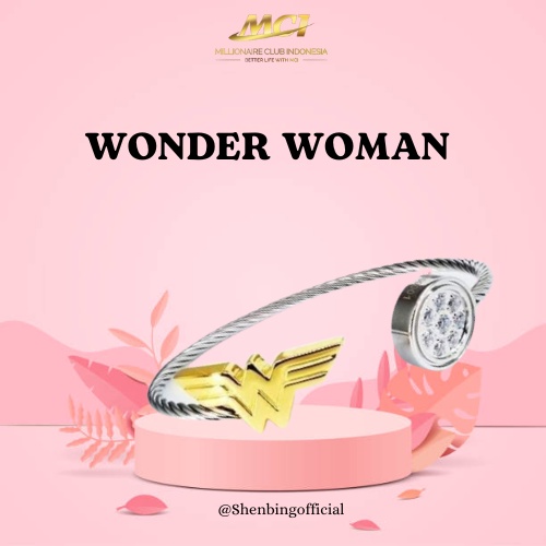 Gelang Kesehatan Bagle Wonder Woman Asli Original MCI - Gelang MCI Asli - Gelang Kesehatan MCI