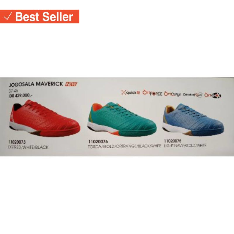 Sepatu Sport Olahraga murah awet kuat / Sepatu Futsal Ortuseight Jogosala Maverick IN - Ortred
