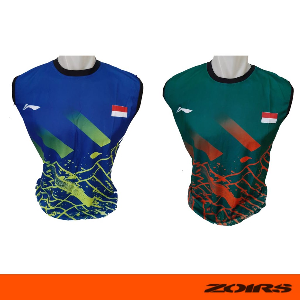  Baju  badminton  bulutangkis singlet Shopee  Indonesia