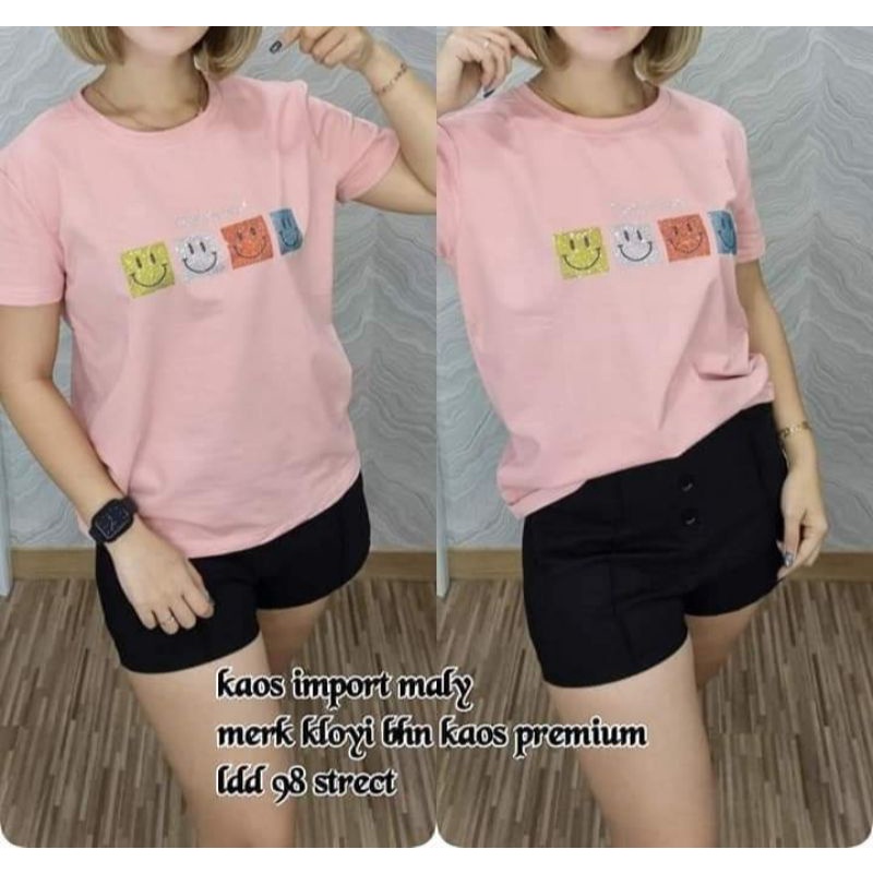 kaos kloyi, import malaysia