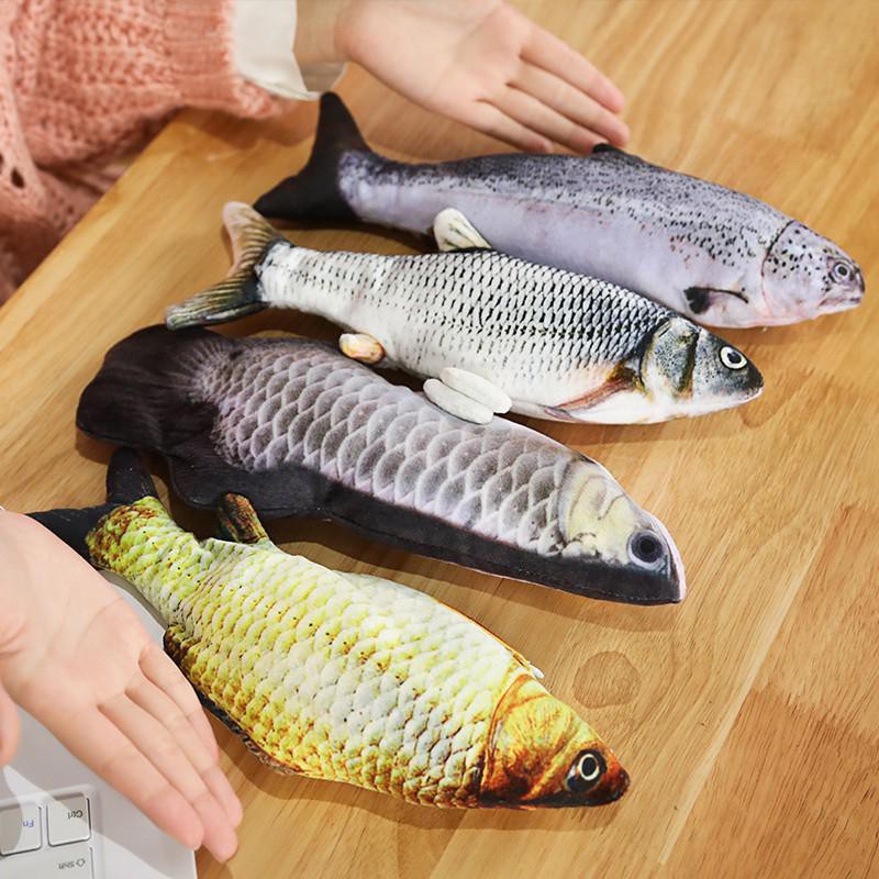 Mainan Kucing Boneka Ikan Bisa Bergerak Lucu / Cat Toy