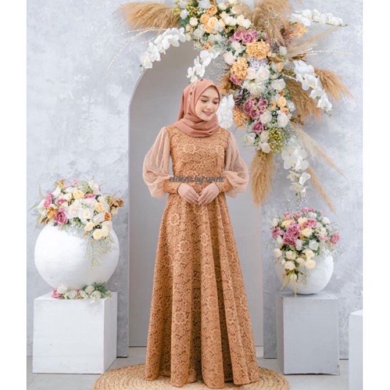 Maudy dress Baju kondangan Gamis kondangan Dress pesta Dress kondangan Dress Bridesmaid Dress wisuda