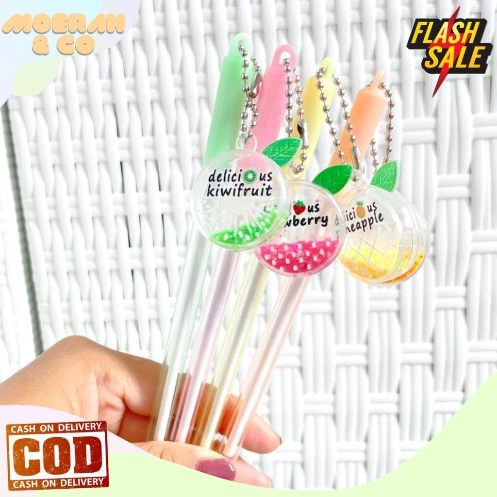 

PULPEN GANTUNGAN BUAH DELICIOUS PEN GEL BOBA BUAH MURAH PEN FRUITY GLITTER PENA UNIK BOLPEN LUCU ALAT TULIS SEKOLAH ALAT TULIS KANTOR ATK MURAH BISA COD