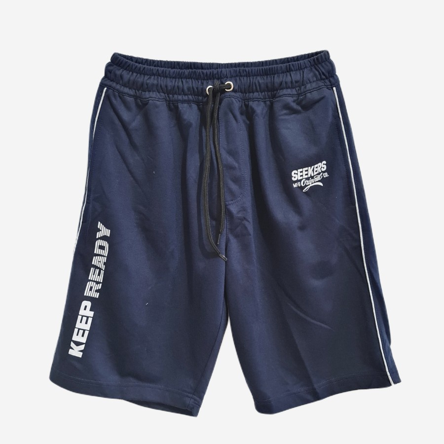 Celana Pendek Rumah Pria Dewasa Nevada Navy Keep Ready Size M L XL XXL