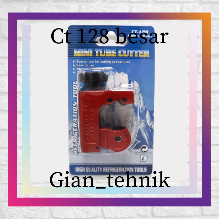 

Cutter Pipa AC CT-128 Tube Cutter "1/8 - 7/8