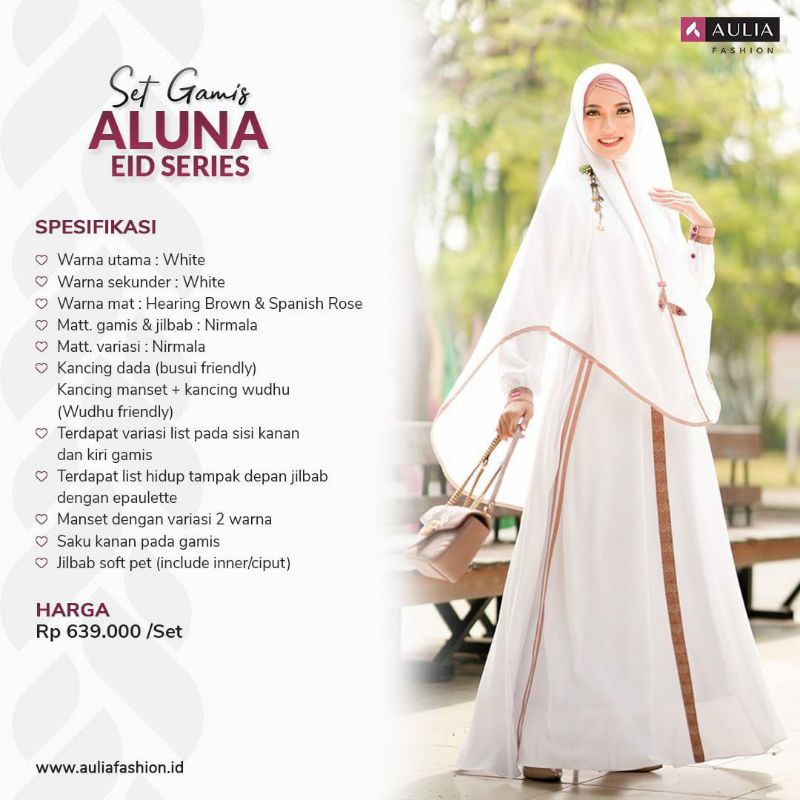 Set Gamis ALUNA Eid Series