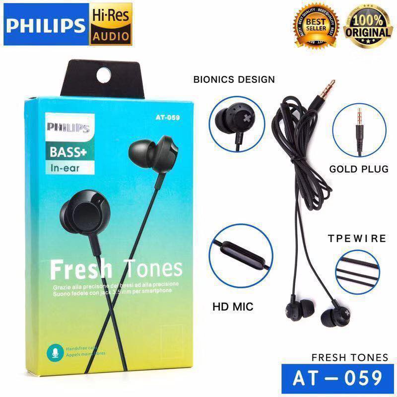 Handsfree /Headset PHILIPS AT-059/AT59 Fresh Tone Super Bass