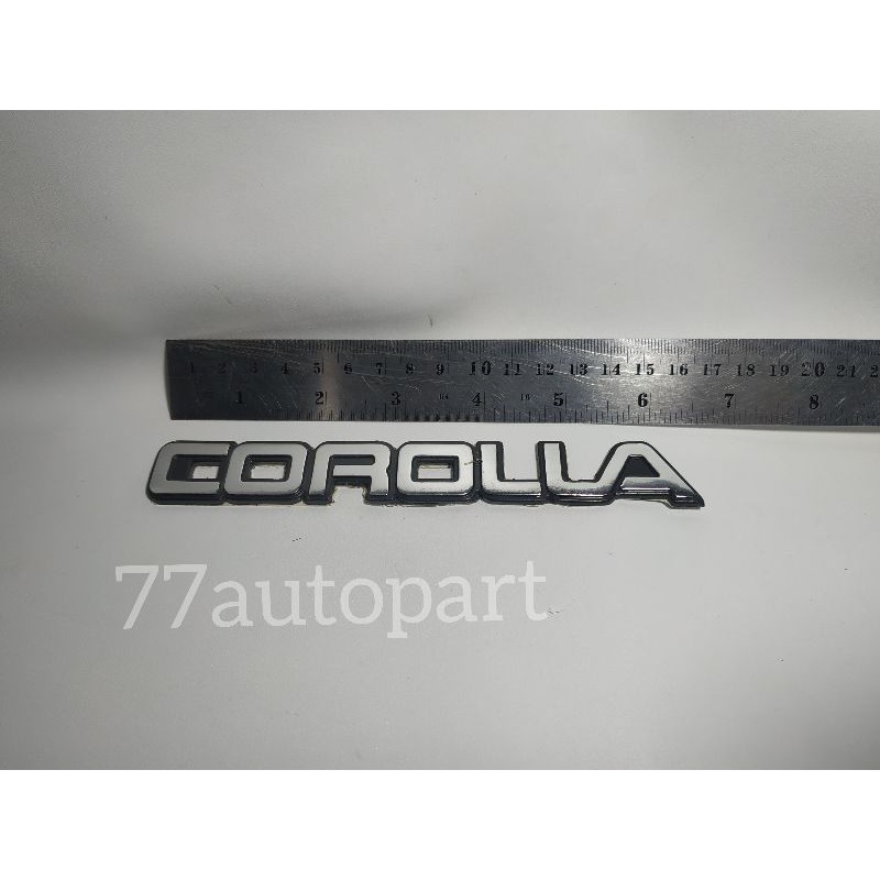 Emblem logo corolla toyota gl se