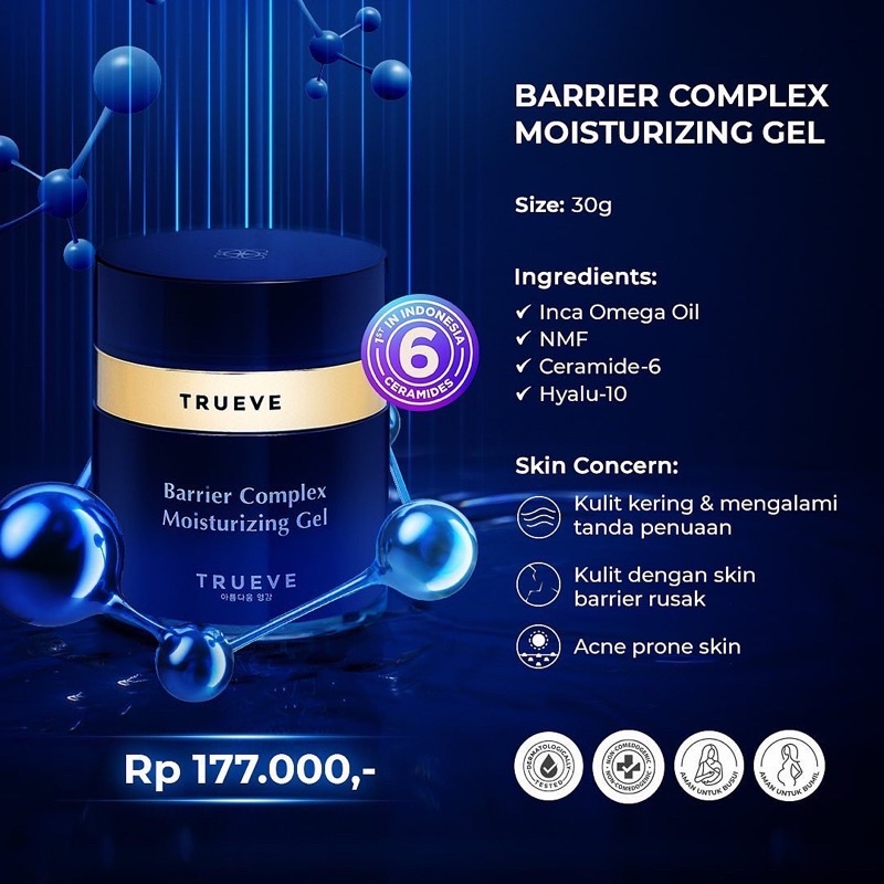 TRUEVE Barrier Complex Moisturizing Gel 30mL