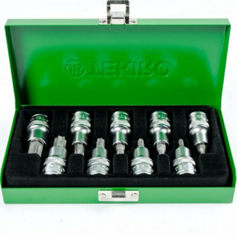 Kunci Sok L Bintang Set 9 pcs 1/2" Tekiro Kunci Sock L Bintang