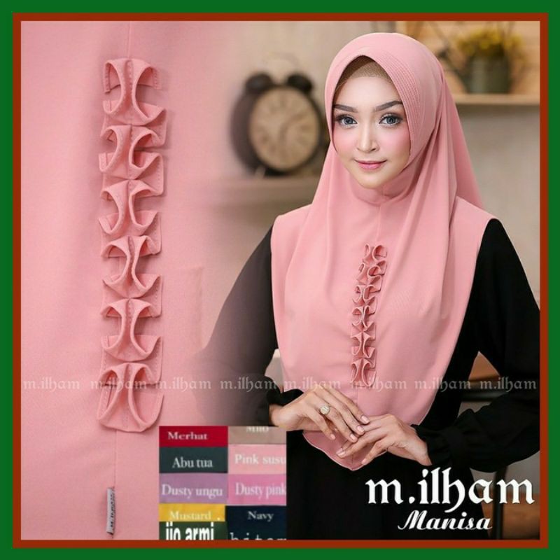 JILBAB INSTAN VARIASI KEPANG KRIWIL PET MANISA HIJAB INSTAN ORIGINAL BY M ILHAM