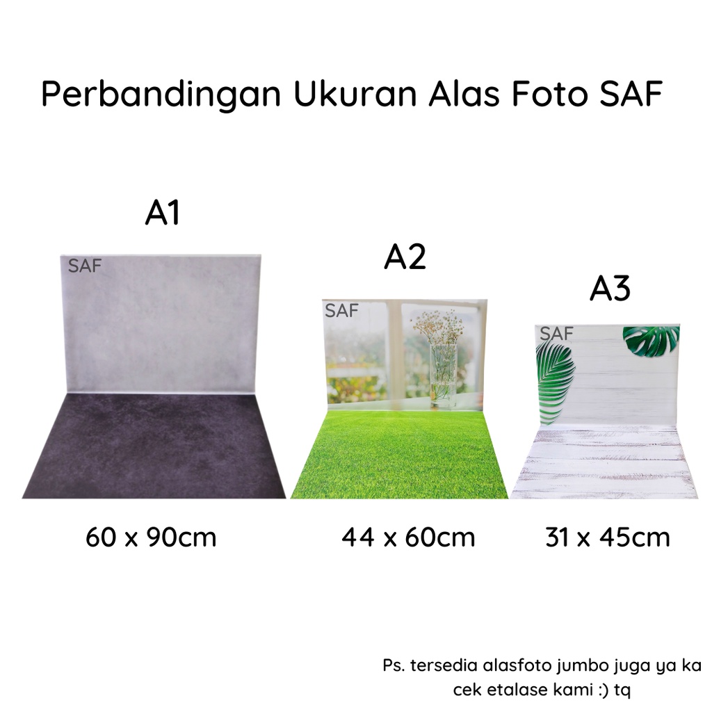 SAF Alas foto lipat kode 509 / background backdrop photo waterproof