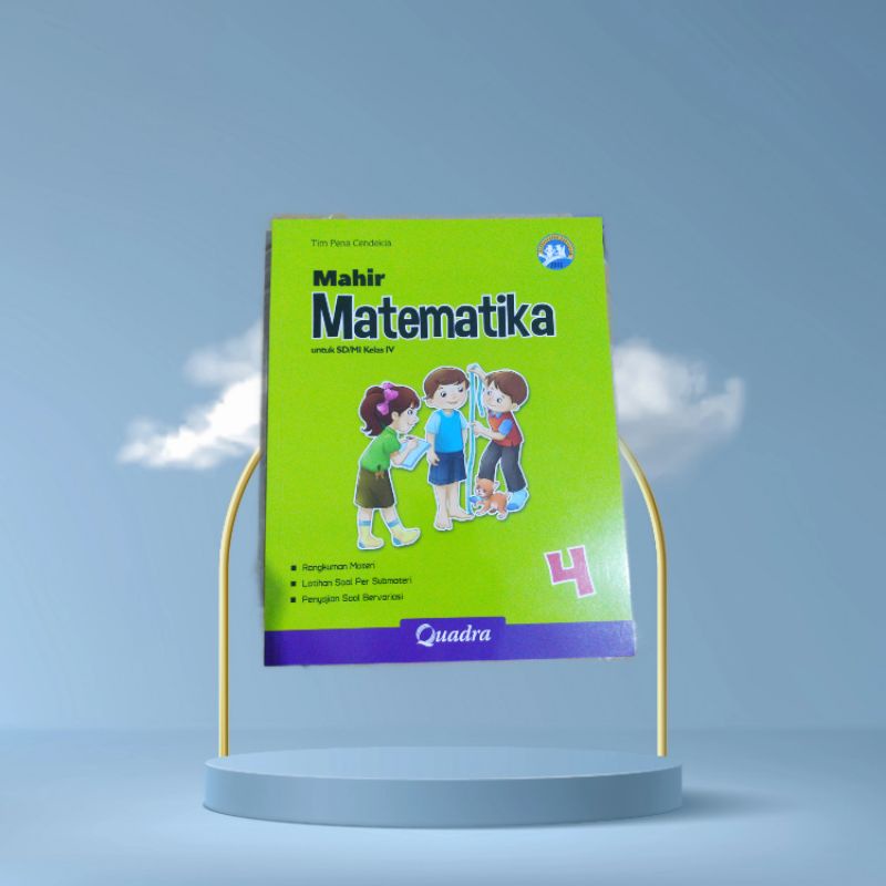 Buku mahir matematika k13 Quadra kelas 4 edisi terbaru