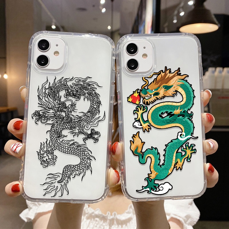 Case Pola Naga Untuk OPPO A74 A54 A94 A93 A57 A59 A8 A83 A9 F1S A39 A15 A15S A53 A32 A33 S A37 A35 A16 A16S A54S A52 A7 2020 Realme A72 A9