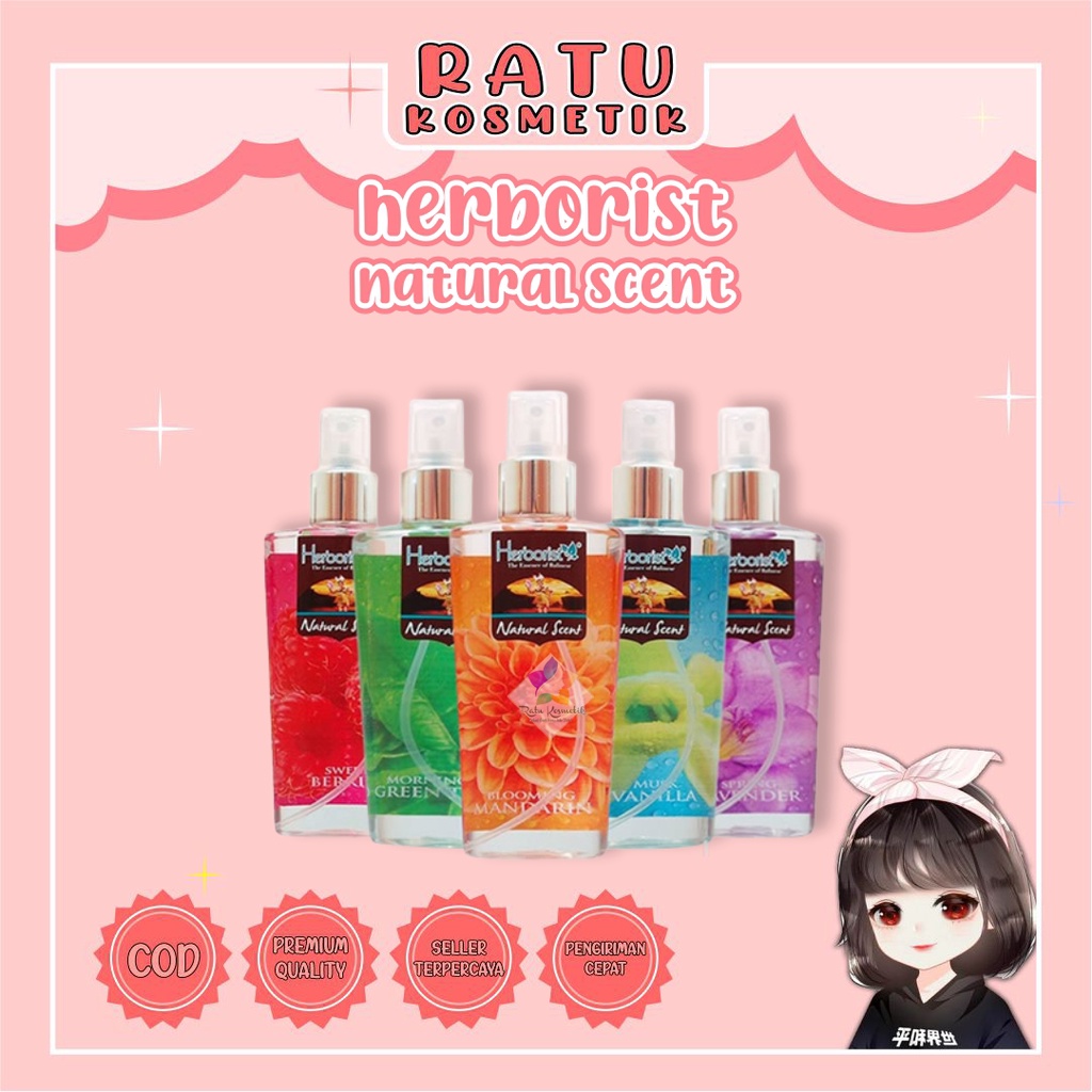 ❤ RATU ❤ Herborist Natural Body Scent | Parfum Herborist 120ml (✔️BPOM)