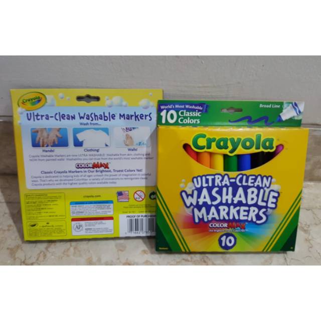 

Crayola ultra washable