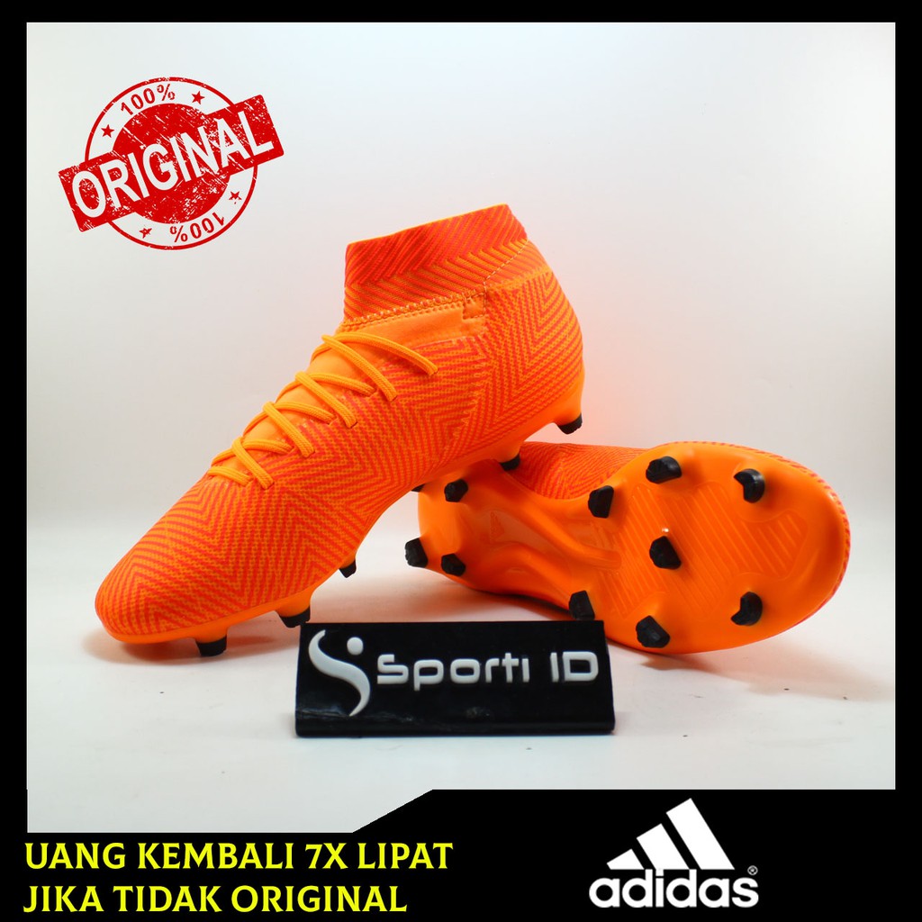 Sepatu Bola Adidas Nemeziz 18.3 FG Zest Solred DA9590 Original