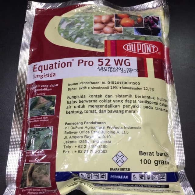 Equation 100 gram fungisida laris murah grosir