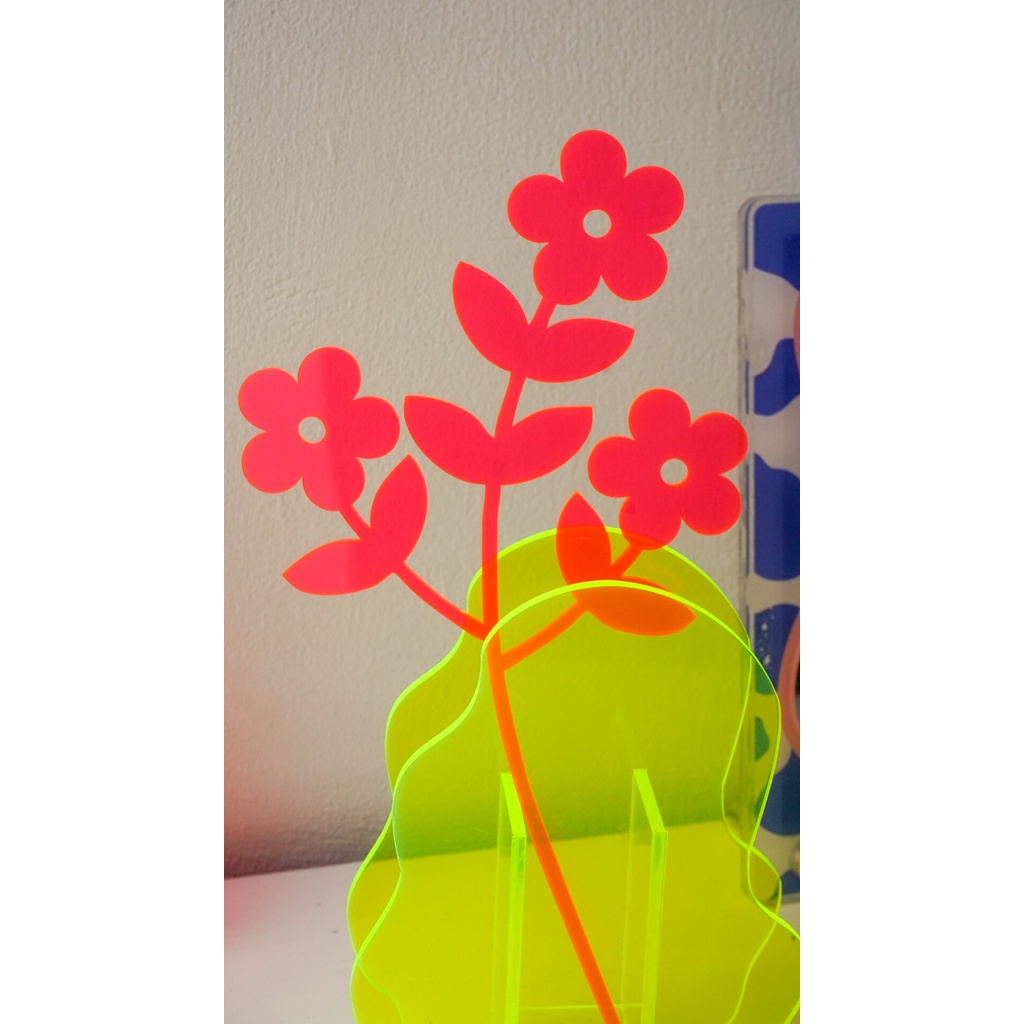 Acrylic flower by Yeele | Bunga hias akrilik