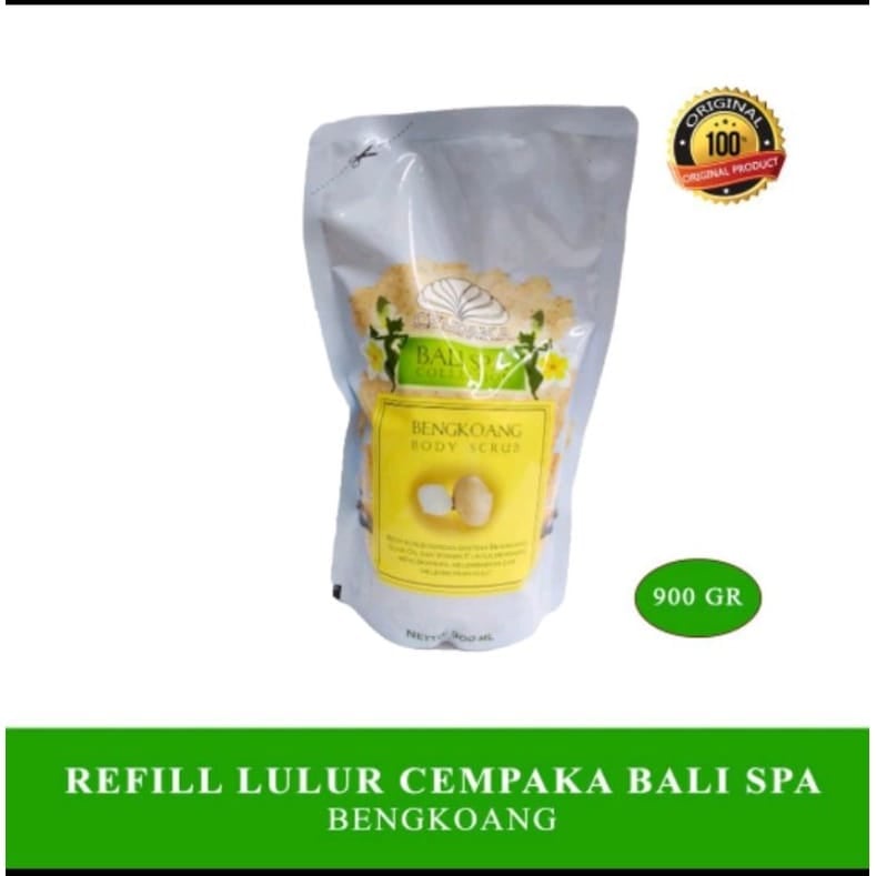 [REFILL] 900ml CEMPAKA Bali Spa Bengkoang Body Scrub Refill 900 ml Original BPOM - Lulur Bali