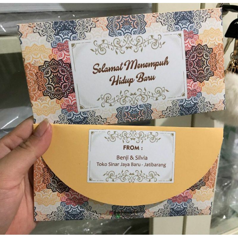 

Angpao Custom Amplop Custom WeddingTema Batik Nude