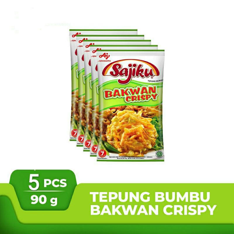 

SAJIKU Tepung Bakwan 90g (5 pcs)