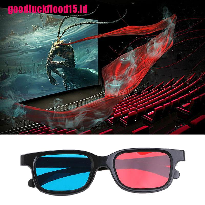 {LUCKID}Universal red blue 3d glasses for dimensional anaglyph movie game