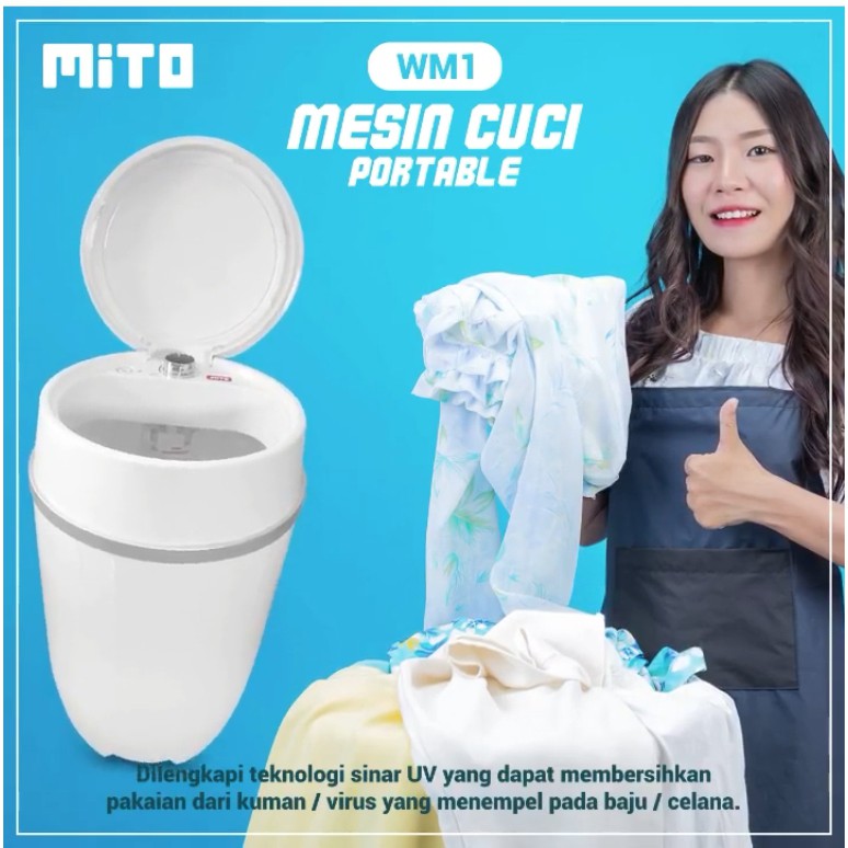 MITO WM1 Washing Machine Portable Mesin Cuci