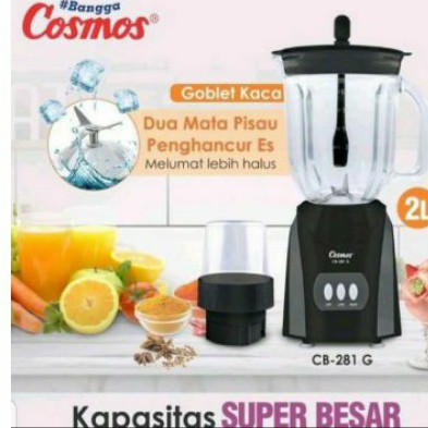 COSMOS BLENDER CB-281 G | BLENDER COSMOS KACA 2 LT