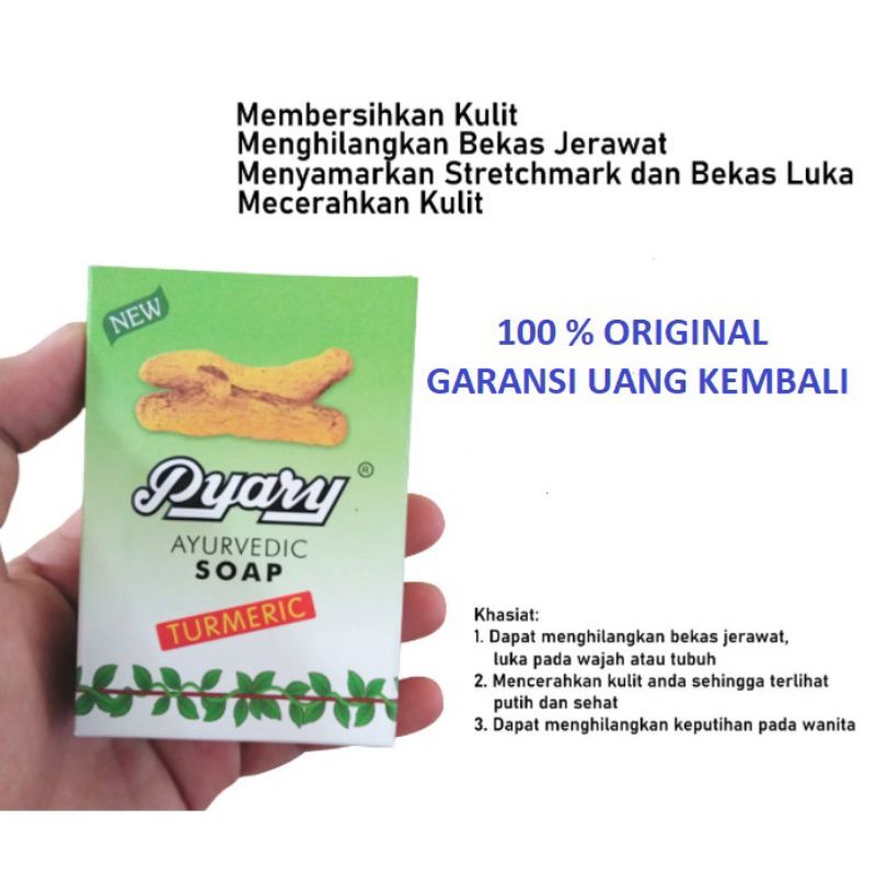 SABUN ARAB PYARY TURMERIC ORIGINAL | NALPAMARA SABUN ARAB | SABUN KUNYIT // Pouch bag // PAKET GROSIR PYARY