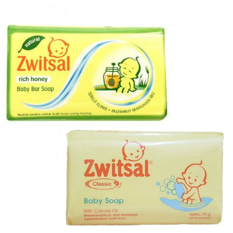 Zwitsal Baby Bar Soap/Sabun batangan bayi