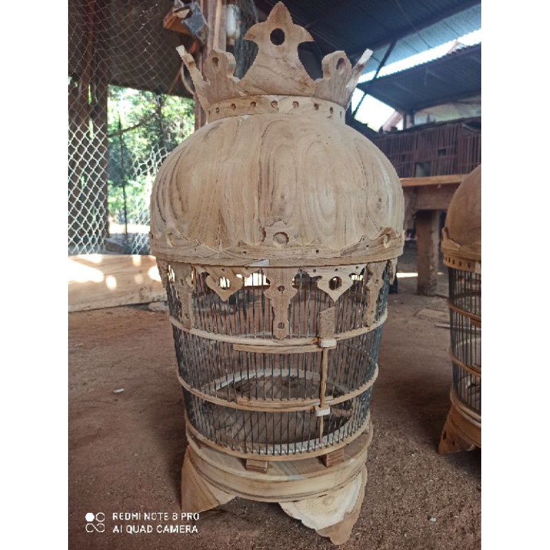 Sangkar perkutut kayu jati Mentahan