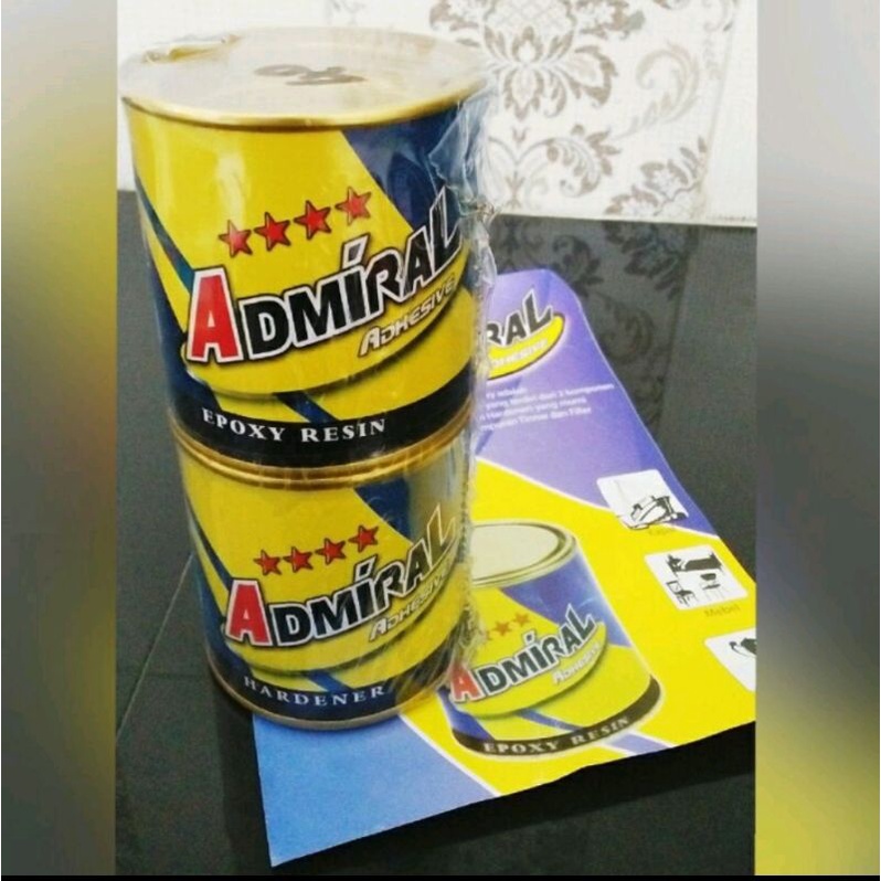 lem epoxy ADMIRAL ADHESIVE lem epoxy resin super kuat, serba guna 170gram