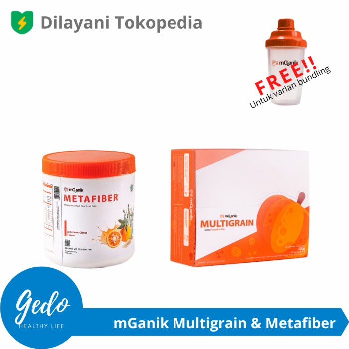 

Paket Mganik Multigrain & Metafiber Obat Diabetes Free Shaker